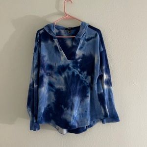 🔥NWOT🔥 Blue Marble Oversized Long Sleeve
